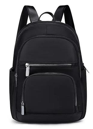 Нейлоновый женский рюкзак jingpin повседневный черный городской