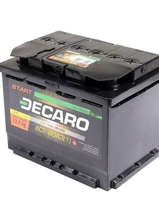 Акумулятор 60ah-12v decaro start (242x175x190),r,en480