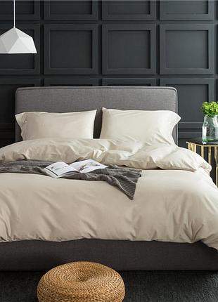 Постільна білизна cream сатин однотонний