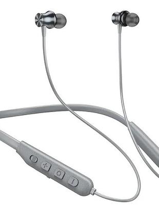 Беспроводные наушники для спорта hoco es64 easy sports серые