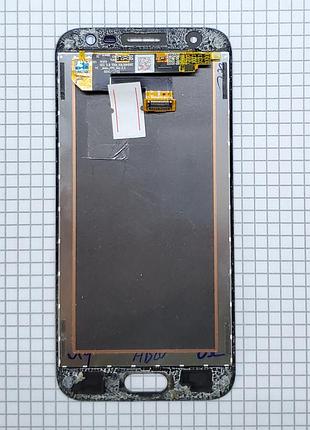 Lcd дисплейный модуль samsung j330f galaxy j3 2017 б/у (blue) для телефона оригинал