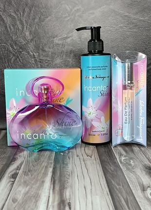 Подарунковий набір incanto shine salvatore ferragamo (інканто шайн)