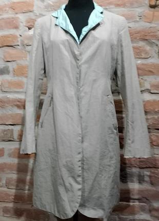 Дизайнерский двусторонний легкий плащ/жакет со шнуровкой