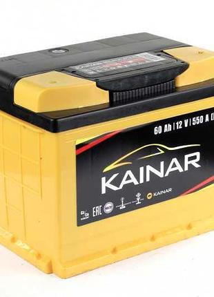 Акумулятор 60ah-12v kainar (242х175х190),r,en550