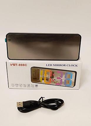 Часы vst-898c зеркальные