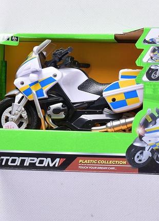 Игрушка мотоцикл полицейский