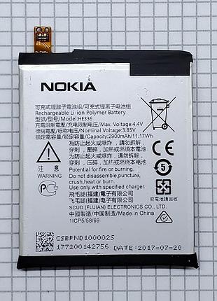 Аккумулятор nokia 5 ta-1053 / he336 для телефона оригинал с разборки