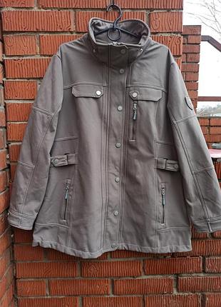 Термо куртка, ветровка софтшелл непродуваемая и непромокаемая