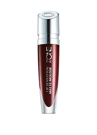 Жидкая губная помада-мусс the one lip sensation темный шоколад - 35829