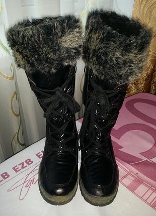 Сапоги теплые и комфортные зимние женские cortina.