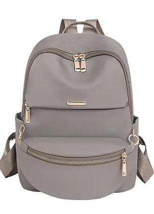 Жіночий рюкзак молодіжний сумка банан norden набір нейлоновий бежевий