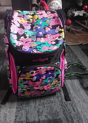 Рюкзак smiggle с принтом "bff lol" (best friends forever, laugh out loud)