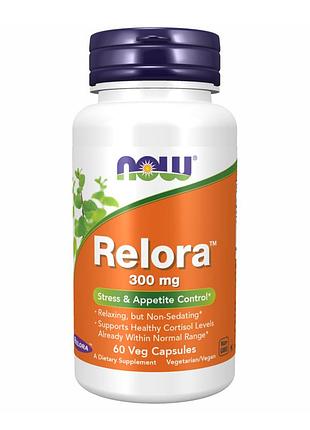 Now foods, relora, 300 мг, 60 вегетаріанських капсул