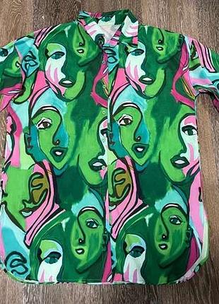 Шикарна блуза/туніка з неймовірним стильним принтом