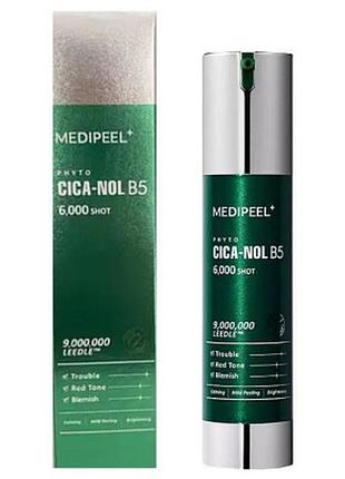 Сироватка-пілінг для проблемної шкіри medi-peel phyto cica-nol b5 6,000 shot serum, 50ml