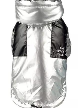 Водонепроницаемая утепленная куртка для кошек и собак, серая s