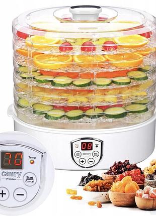 Сушилка для овощей, фруктов , грибов , трав , м'яса camry cr 6659