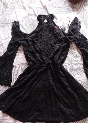 Платье кружево гепюр