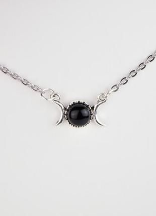 Колье месяц агат арт. 771228