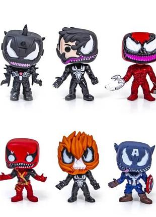 Набор фигурок (10 шт) pop веном (веном-супергерои) aurora