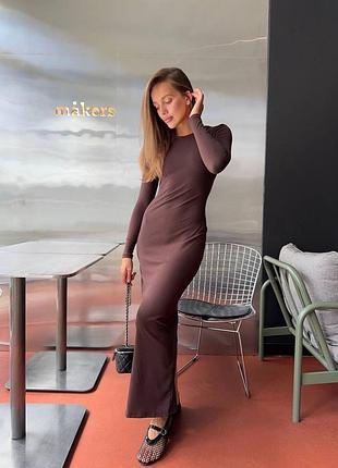 Сукня в рубчик