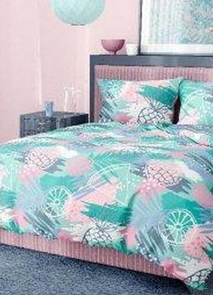 Постельное белье 1,5 спальный (пододеяльник 215х153 см, простынь 220х150 см, наволочка 50х70 см -1 шт)