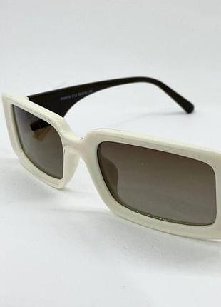 Женские солнцезащитные очки линзы с поляризацией прямоугольные в пластиковой оправе