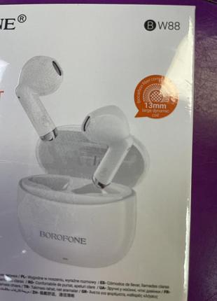 Бездротові навушники borofone, 🎧w88, ціна якість