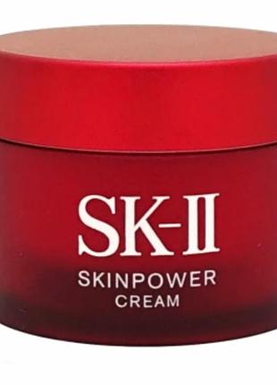 Увлажняющий антивозрастной крем для лица sk-ii skinpower, 15 g