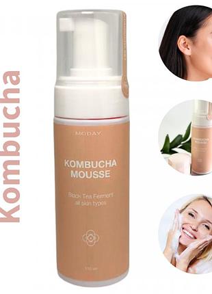 Очищающий мусс для лица moday kombucha cleansing mousse с экстрактом комбучи 150 мл
