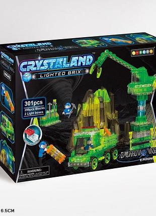 Конструктор crystaland 99042 301де, світний, у коробці 37276,5см