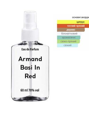 Женский аромат armand basi in red 60 мл