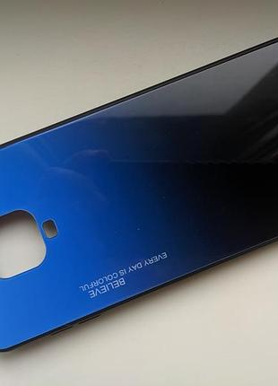 Чехол градиент стеклянный для xiaomi redmi note 9s redmi note 9 pro