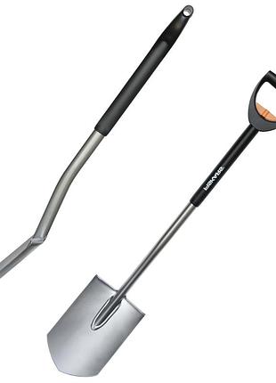 Fiskars телескопічна штикова лопата 1050-1250мм, сталь 1001567/131300