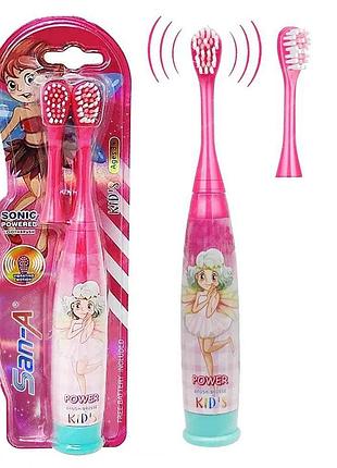 Зубная электрощетка 156, от 3-0х лет, розовый
