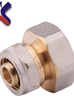 Муфта с внутренней резьбой для металлопластиковой трубы s16*3/4в (неразборной)