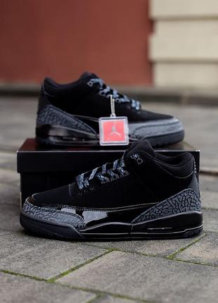 Кроссовки air jordan retro 3 «black cat»