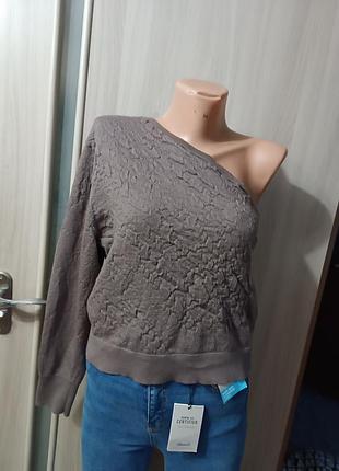 Шерстяна кофта джемпер светр з одним рукавом other stories