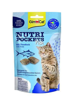 Ласощі nutri pockets для котів рибні тунець 60г