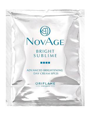 Дневной крем против пигментации spf 20 novage(пробник)