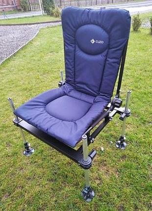 Elektrostatyk f3 cuzo електростатік крісло фідерне карпове (навантаження до 120 кг) синє