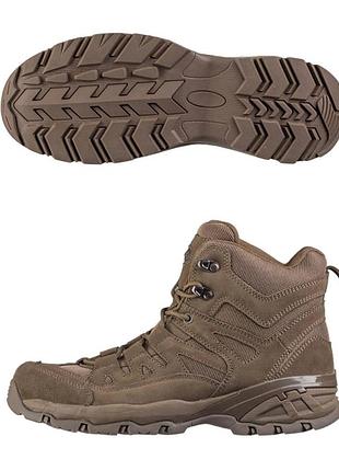 Армейские ботинки mil-tec squad 5 inch ( койот / коричневые / черные ) коричневые, 44