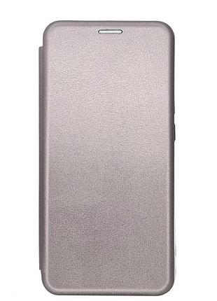 Чехол-книжка buckler для xiaomi redmi note 10 pro серый