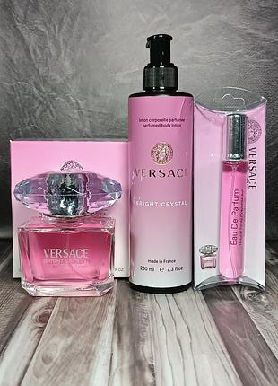 Подарунковий набір versace bright crystal (версаче брайт кристал)