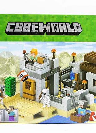 Конструктор lepin cubeworld 18019, 531 дет