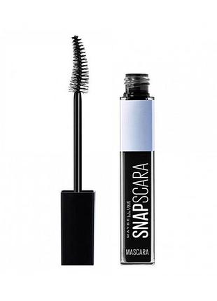 Туш для вій maybelline new york snapscara mascara 01 pitch black