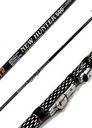 Вудка карбонова new hunter з кільцями 7м carbon (gl5870)