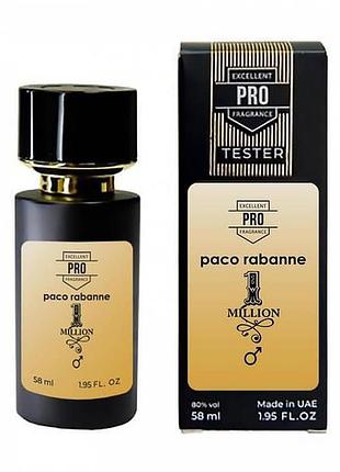 Парфюмированная вода мужская paco rabanne 1 million 58 мл
