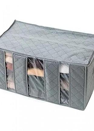 Органайзер для одягу бамбук на три секції