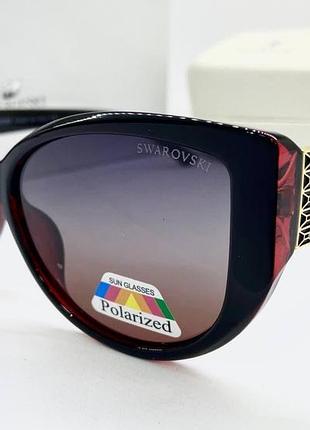 Женские очки солнцезащитные swarovski с поляризацией